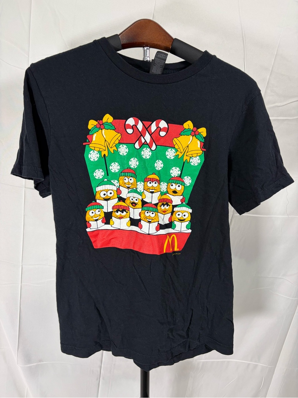 Gildan Black Kids Holiday Minions Graphic Tee